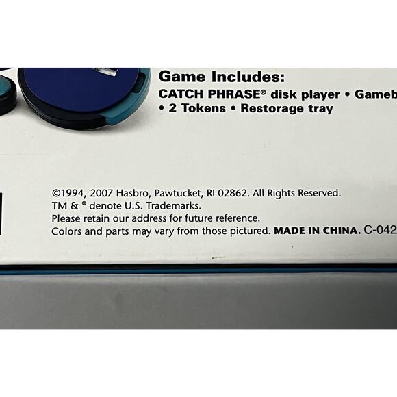 Catch Phrase Electronic Party Game Parker Brothers Hasbro Adults 4+ Players 2007 - Picture 6 of 6